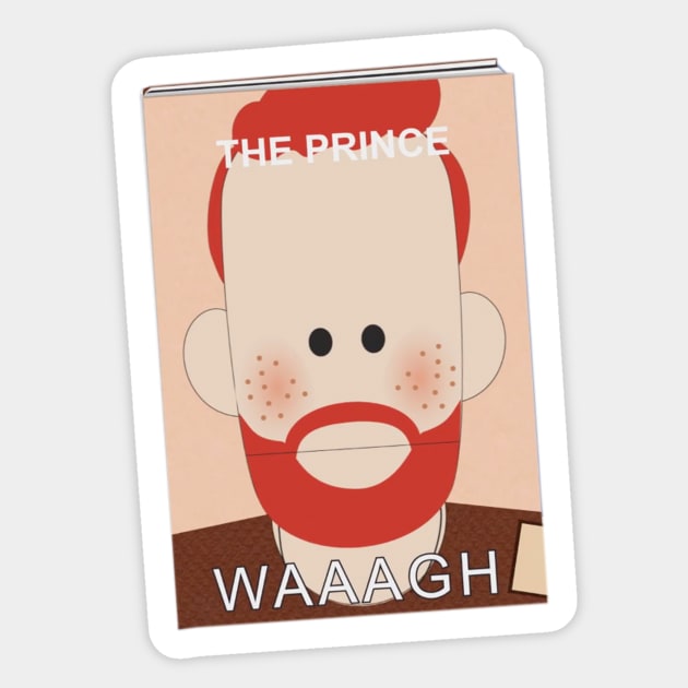 Prince Harry - The Prince WAAAGH Sticker by Xanderlee7